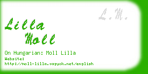 lilla moll business card